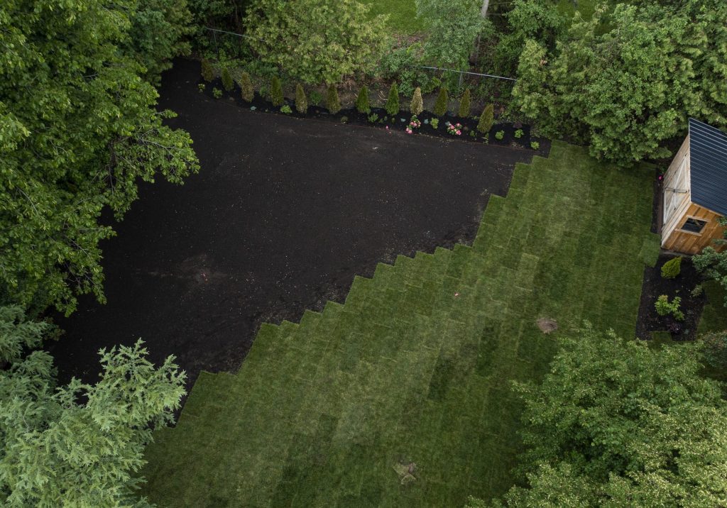 aerial view of landscape